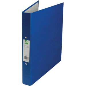 Q-Connect 2 Ring 25mm Paper Over Board Blue A4 Binder (10 Pack) Kf20035