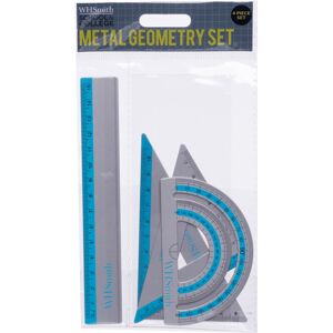 Whsmith Metal 4 Piece Geometry Set