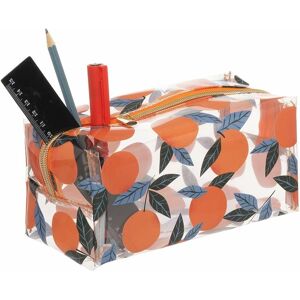 Whsmith Orange Cube Pencil Case