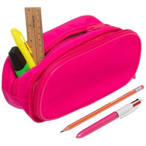 Whsmith Neon Pink X Large Chunky Pencil Case