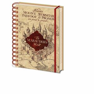 Pyramid Harry Potter Map A5 Notebook