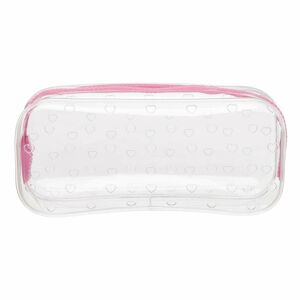Whsmith Clear Debossed Chunky Pencil Case