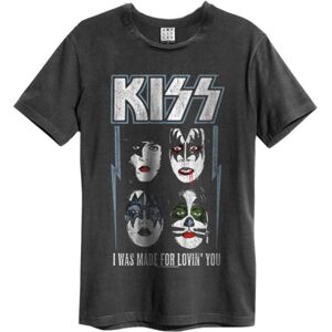 Kiss I Was Made For Loving You Amplified Vintage Charcoal Xx Large T Shirt Kiss I Was Made For Loving You Amplified Vintage Charcoal Xx Large T Shirt