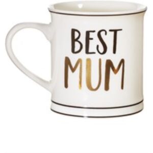 Sass & Belle Best Mum Mug - Black & Gold Decoration Sass & Belle Best Mum Mug - Black & Gold Decoration