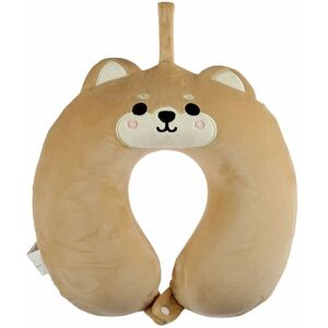 Puckator Relaxeazzz Adoramals Shiba Inu Dog Plush Memory Foam Travel Pillow