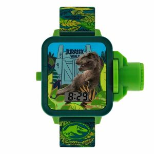 WHSmith Univeral'S Jurassic World Projection Watch With Green Strap