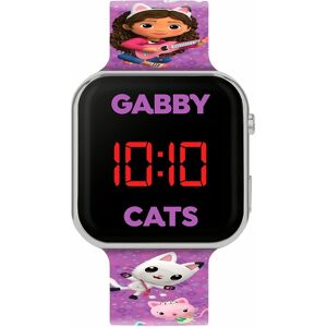 WHSmith Disney'S Gabby'S Dollhouse Led Watch With Purple Printed Strap