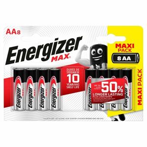 Energizer Max Aa Alkaline Batteries 8 Pack