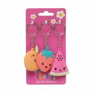 Whsmith Frootz  Friends Forever 3 Keyrings