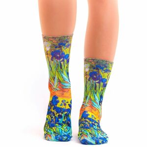 Wigglesteps Ladies Van Gogh Irises Socks
