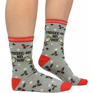 Cockney Spaniel Prosec-Ho Ho Ho Ladies Socks