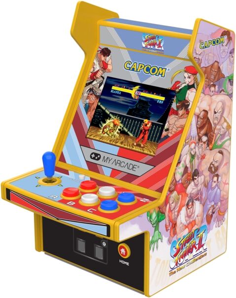 Micro Player Pro 6.7 Super Street Fighter Ii Portable Retro Arcade (2 Games In 1)