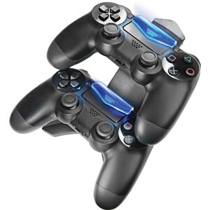 @play Ps4 Dual Controller Usb Charging Station Black