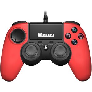 @play Ps4 Wired Controller Red