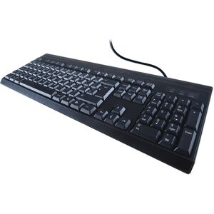 Computer Gear Usb Standard Keyboard Black Spill Resistant Design Water Drains Away 24-0232