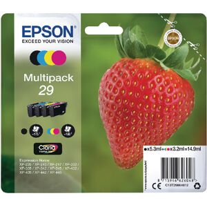 Epson 29 Home Ink Cartridge Claria Multipack Strawberry Cmyk C13t29864012