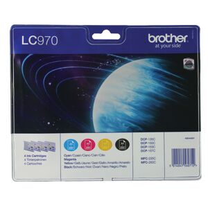 Brother Lc970 Inkjet Cartridges Multipack Cmyk Lc970valbp