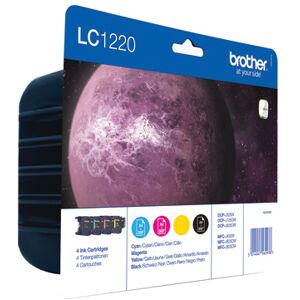 Brother Lc1220 Inkjet Cartridges Multipack Cmyk Lc1220valbp