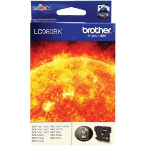 Brother Lc980bk Black Inkjet Cartridge Lc-980bk