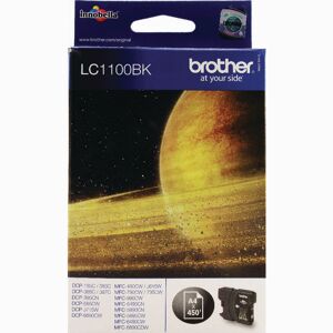 Brother Lc1100bk Black Inkjet Cartridge Lc-1100bk