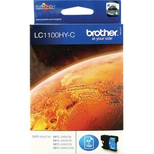 Brother Lc-1100 Cyan High Yield Inkjet Cartridge Lc1100hyc