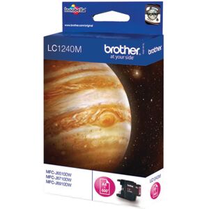 Brother Lc1240m Inkjet Cartridge Magenta Lc1240m