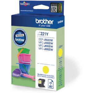 Brother Yellow Lc221y Ink Cartridge