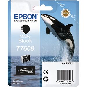 Epson T7608 Matte Black Ink Cartridge C13t76084010 / T7608