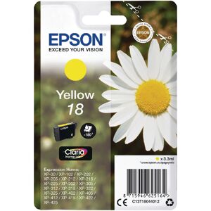 Epson 18 Home Ink Cartridge Claria Daisy Yellow C13t18044012