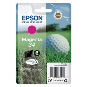 Epson 34 Ink Cartridge Durabrite Ultra Golf Ball Magenta C13t34634010