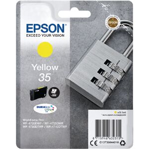 Epson 35 Ink Cartridge Durabrite Ultra Padlock Yellow C13t35844010