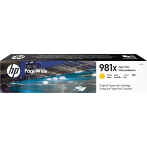 Hewlett Packard Hp 981x Pagewide Hy Ink Yellow Cartridge L0r11a