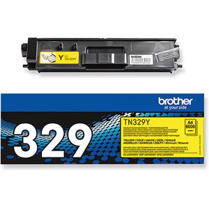 Brother Tn-329y Yellow Super Toner Cartridge High Capacity Tn329y