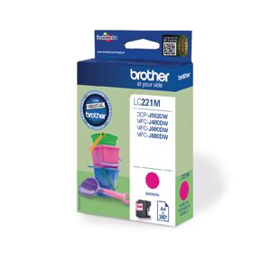 Brother Magenta Lc221m Ink Cartridge