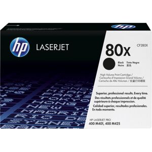 Hewlett Packard Hp 80x Black High Yield Laserjet Toner Cartridge Cf280x