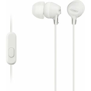 Sony White Mdrex15 In-Ear Wired Headphones