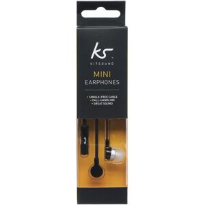 Kitsound Black Mini Earphones