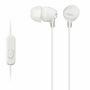 Sony White Mdrex15 In-Ear Wired Headphones