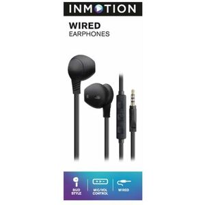 Inmotion Black Wired In-Ear Earphones