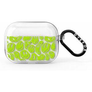 Dyefor Green Happy Faces Apple Airpods Pro Case