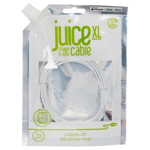 Juice White Juice Xl Apple Lightning 2m Charge & Sync Cable Iphone Charger