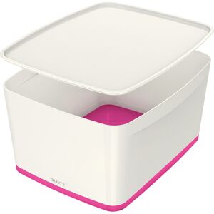 Leitz Mybox Large With Lid Storage Box, Pink