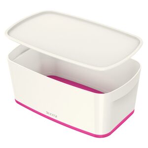 Leitz Mybox Small With Lid Storage Box, Pink