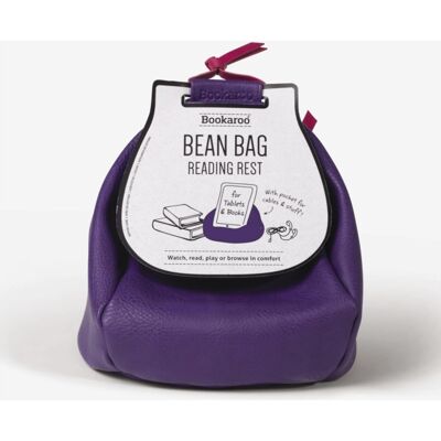 Bookaroo Purple Bean Bag - Reading Rest Bookaroo Purple Bean Bag - Reading Rest