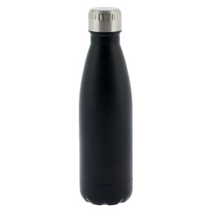 Whsmith Black Matt 500ml Stainless Steel Insulated Water Bottle