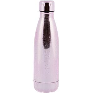 Whsmith Pink Water Droplets 500ml Stainless Steel Insulated Water Bottle