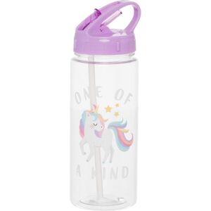 WHSmith Sparkle Pop Unicorn 550ml Water Bottle