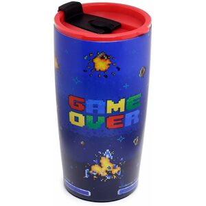 Puckator Game Over Reusable Stainless Steel Steel Thermal Insulated Food And Drink Cup