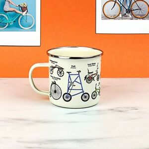 Gift Republic Bikes Enamel Mug