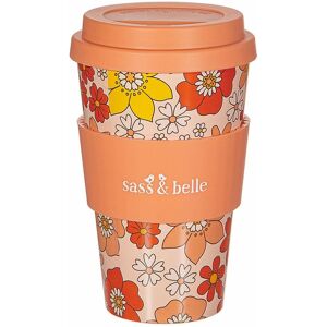 Sass & Belle 70'S Floral Travel Coffee Cup